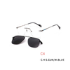 2 In 1 2020 Frameless Optical Frame Rimless Magnet Clip on Sunglasses Men Driving Detachable Lens Style Sun Glasses