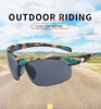 Men Outdoor Retro Pc Frame Colorful Mirror Custom Cycling Glasses Sport Sunglasses 