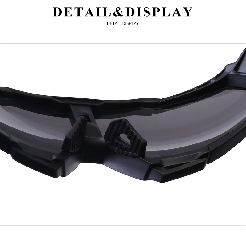 Oversized PC UV400 Outdoor Sports Sunglasses 