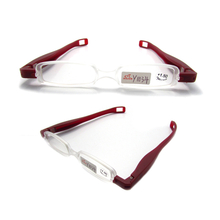 Rotating and folding portable reading glasses with box Pocket readers