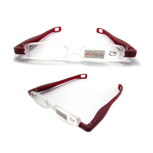 Rotating and folding portable reading glasses with box Pocket readers