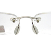 Unisex rimless TR90 temple slim reading glasses 