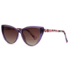 High End Ladies Classic Women Vintage Cat Eye Tac Polarized Lens Acetate Sunglasses
