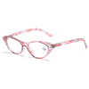 New Reading Glasses Ladies Personality Trend Color Bag Flower Set Diamond Hd Resin Presbyopia Glasses
