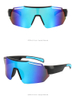 Half Frame Colorful Design Polarized Cycling Sports Sunglasses