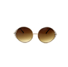 2022 New Fashion Metal Big Luxury Sunglasses Women And Men Round Glasses