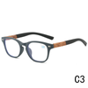 2024 Unisex Optical Mirror Reading Glasses New Men's and Women's Anti-Blue Myopia Glasses with spring legs Oval TR90 Frame