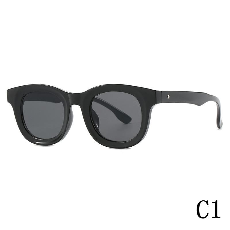 2024 New UV400 UV protection Avocado sunglasses Fresh women's sunglasses