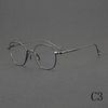 2024 new simple and stylish pure titanium women's and men's optical frames