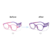 2024 Newest Photochromic Kids Frames Flexible Children Eyeglasses Glasses Frames with Strips