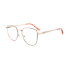 Designer Spectacle Trendy Eyewear Cat Eye Eyeglasses Metal Optical Frames