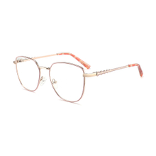 Designer Spectacle Trendy Eyewear Cat Eye Eyeglasses Metal Optical Frames