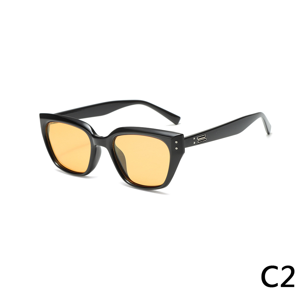 2024 New Retro Cat-Ear Cat-Ear Personality Fashion Street Photo Sunglasses Eyeglasses Frames