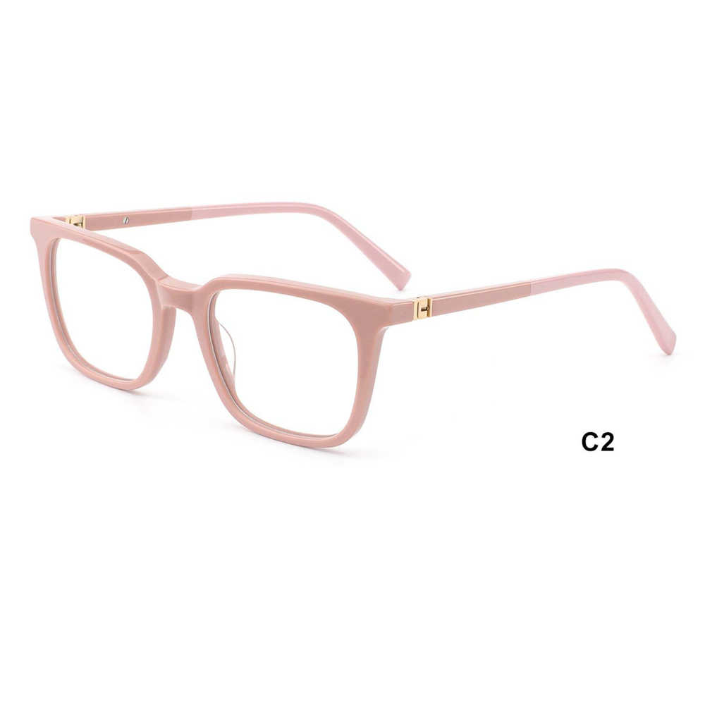 DILICN new acetate optical frame August colorful ladies rectangle frame 360 ​​multi-hinge rotation design, hot new design