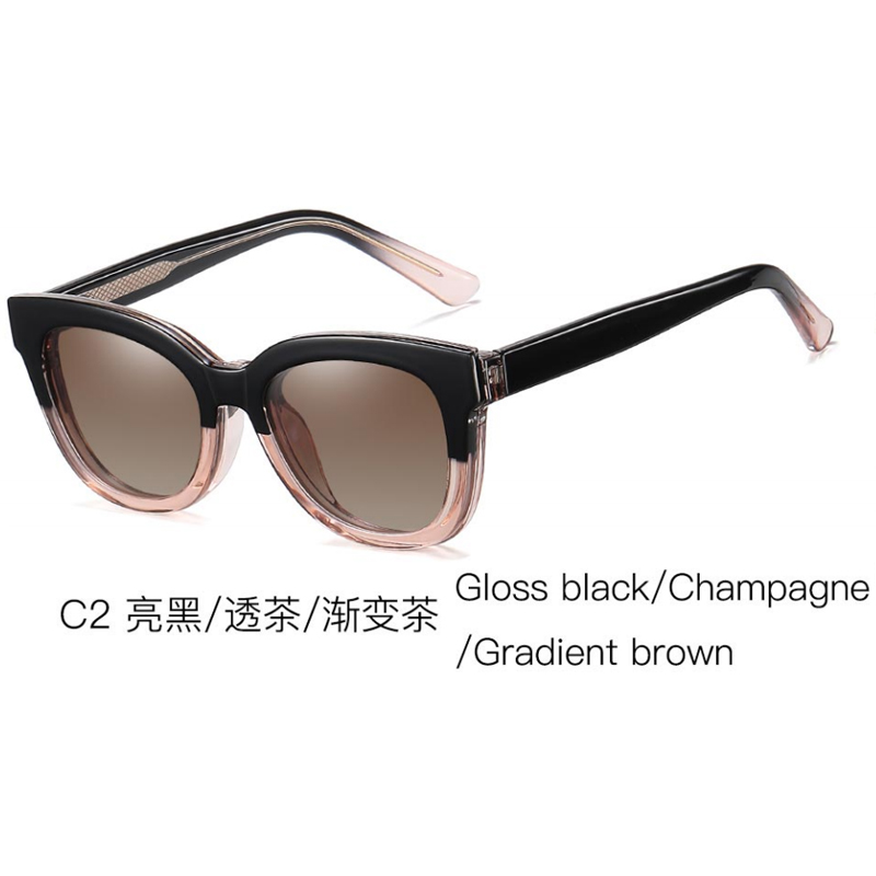DILICN New 2023 Magnetic Clip Optical Frame, Polarized Lenses, Anti-Blue Light Glasses Fashion Glasses TR Materiale 82041