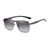 Fashionable new TR90 polarized sunglasses men's single bridge square style two-color sunglasses