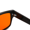 Acetate anti blue light blocking filter orange tint amber better sleeping reduce eye restrain computer glasses