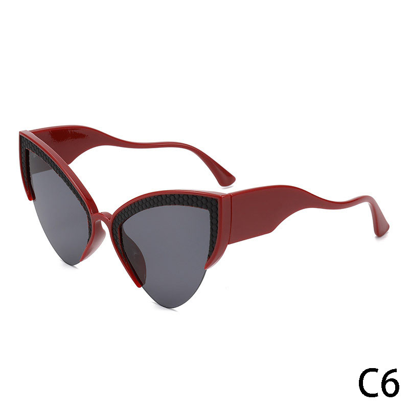 DILICN Trend 2024 Cat eye frames uv400 luxury sunglasses women fashion wavy legs butterfly frame sun glasses men irregular shades