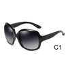 2024 New style big frame sun glasses fashion polarized black oversized sunglasses women