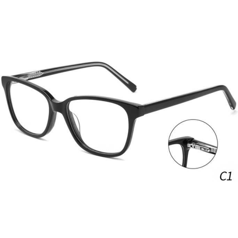 DILICN new Kids acetate fiber optical frame Cat eye style color Interchangeable sun lenses FG1091 fashion style