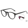 DILICN new children's acetate fiber optical frame round frame color Interchangeable sun lenses