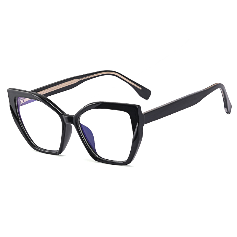 DILICN's new TR90 and CP optical frames are made in colorful colors, fashionable women's optical glasses, polygonal frames