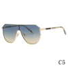 2024 new fashion large frame casual fashion sunglasses