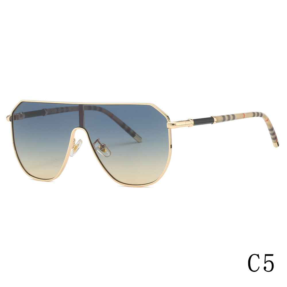 2024 new fashion large frame casual fashion sunglasses