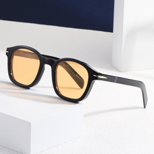 Retro Square Thick Frame Sunglasses Men And Women Sun Glasses Wholesale High-end Feeling Vintage Look Unisex Square Eyewear