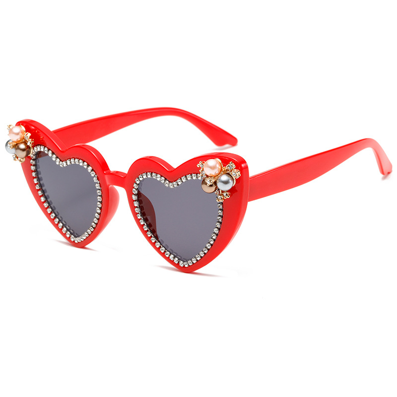 2025 New Arrival Heart Shaped Sweet Candy Color Shades UV400 Y2K Trendy Candy Color Inflatable Heart Shaped Gafas De Sol