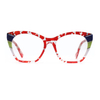 DILICN new large frame unisex acetate optical frame fashionable hot selling colorful glasses