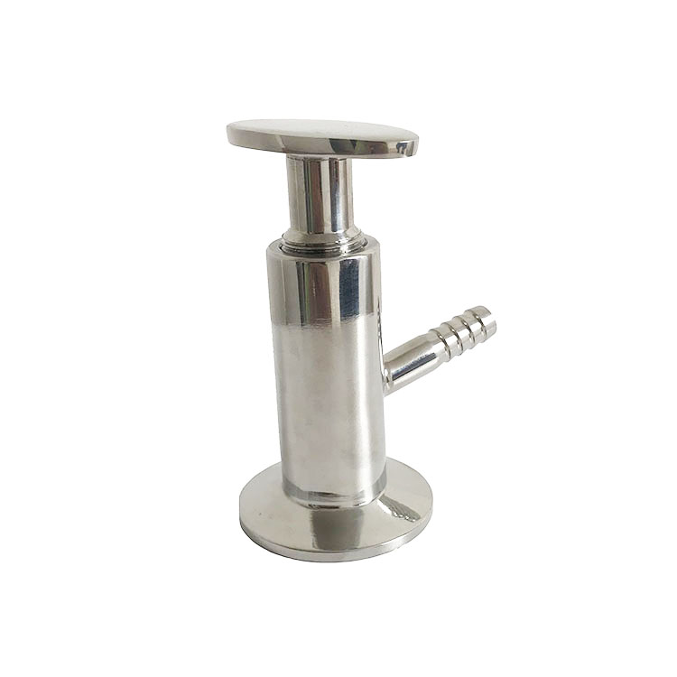 Sanitary Stainless Steel Sampling Cock Valve with Tri-clamp End