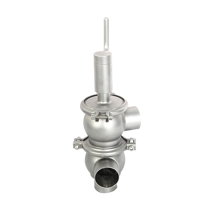 Stainless Steel Manual 3 Way Divert Seat Valve