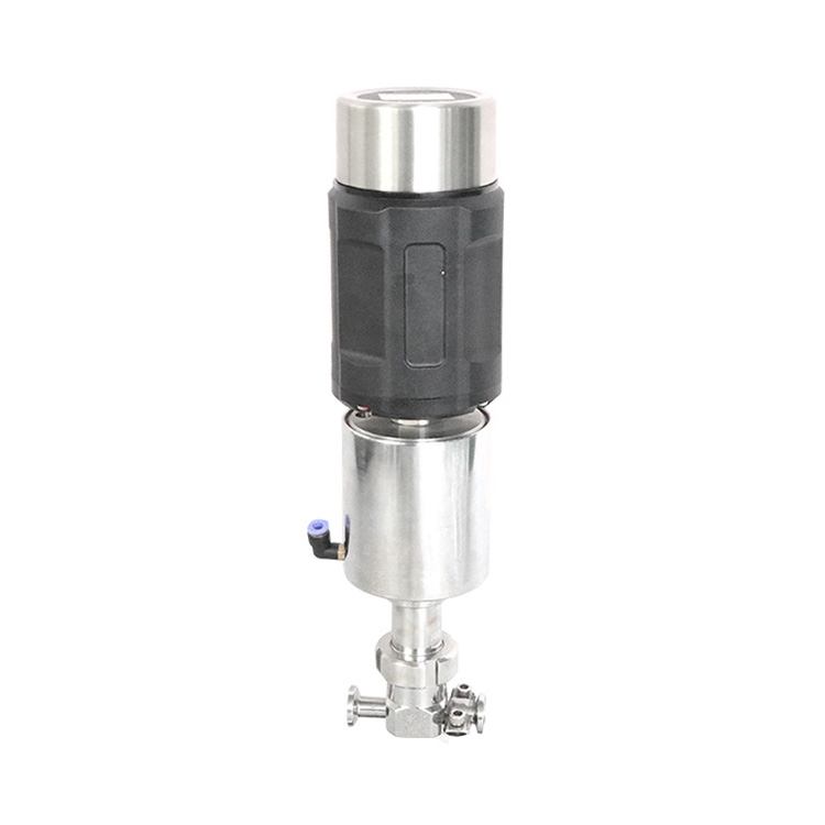 Sanitary Stainless Steel Intelligent Pneumatic Mini Flow Control Valve With Postioner