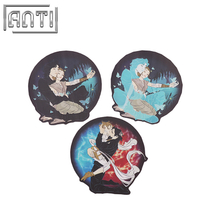 PVC texture cool lovers coiours stickers