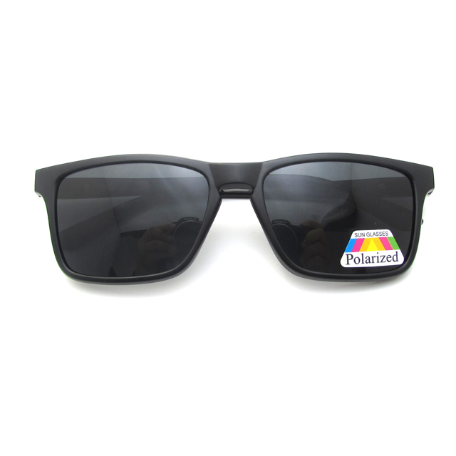New Black Rectangle Tr90 Magnetic Four In One Clip On Sunglasses Driving Eyeglasses