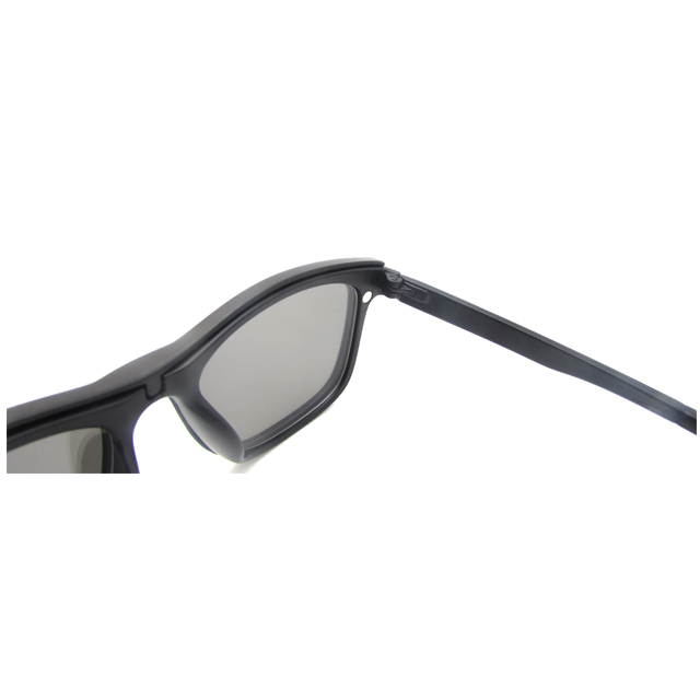 5 In 1 Men Women Swappable Magnet Magnetic Lens Clip-On Clips On Polarizedc Eye Sun Glasses Frame Eyewear Sunglasses with Bag