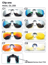 For Men Women Driver Clip On Sunglasses Car Driving Night Vision Lens Anti-UVA UVB Sun Glasses