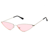 Ocean Metal Eyeglasses Personalized Sun Glasses Fashion Triangle Trendy New Small Frame Sunglasses