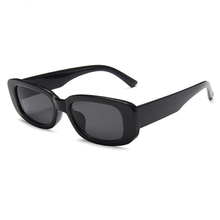 Fashion Narrow Square Frame UV400 Sun Protection Eyeglasses Vintage Rectangle Sunglasses Women Retro Driving Glasses