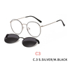 2 In1 Eye Glasses With Magnetic Clip On Sunglasses