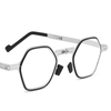 Folding Ultra Unisex Reader Metal Eyeglasses Anti Blue Light Polygon Reading Glasses