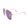 Cool Newest Designer Fashion Big Frame Square Pilot Outdoor Sun Metal Sunglasses