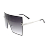 Newest 2022 Designer Big Cool Vogue Frame Square Outdoor Sun Metal Sunglasses