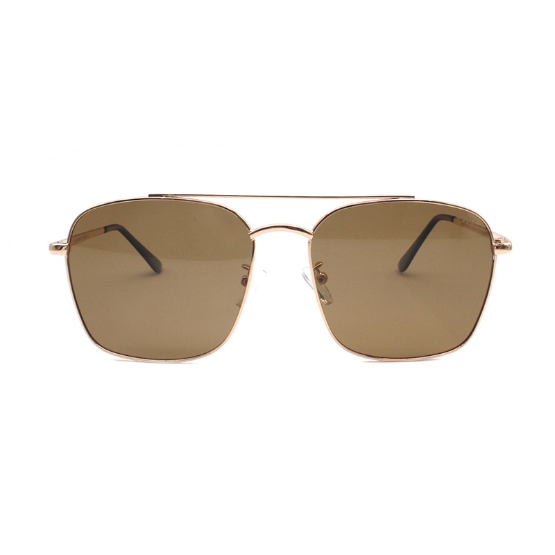 ​Custom Sun Glasses Pilot Square Polarized Men Women Newest Design Metal Sunglasses