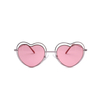 New 2022 Kids Love Frames Sunglasses Baby Heart Shaped Metal Discount Wholesale Retro Unisex Sun Glasses for Children