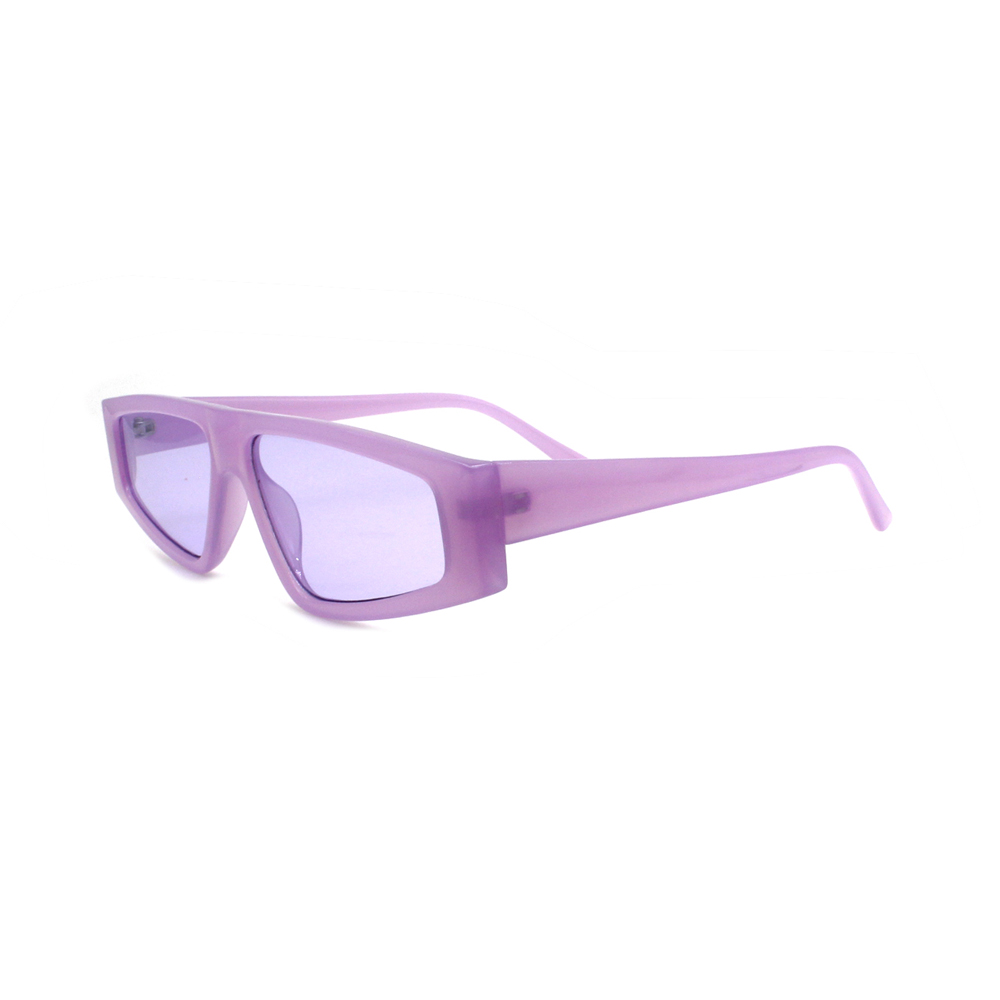 2021 New Fashion Trendy Colorful Polygon Ladies UV400 Shade PC Sunglasses