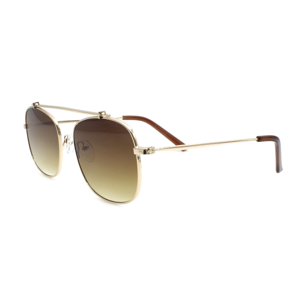 Square Metal Glasses Frame Big Oversized Wholesale China Polarized Sunglasses