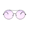 2020 UV400 Wholesale Vintage Classic Popular Double Bridge Round Metal Sunglasses