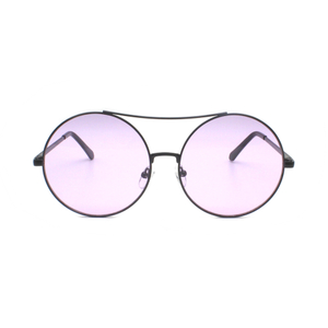 2020 UV400 Wholesale Vintage Classic Popular Double Bridge Round Metal Sunglasses